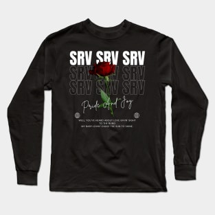 Stevie Ray Vaughan // Flower Long Sleeve T-Shirt